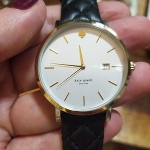 Kate Spade watch, black and gold